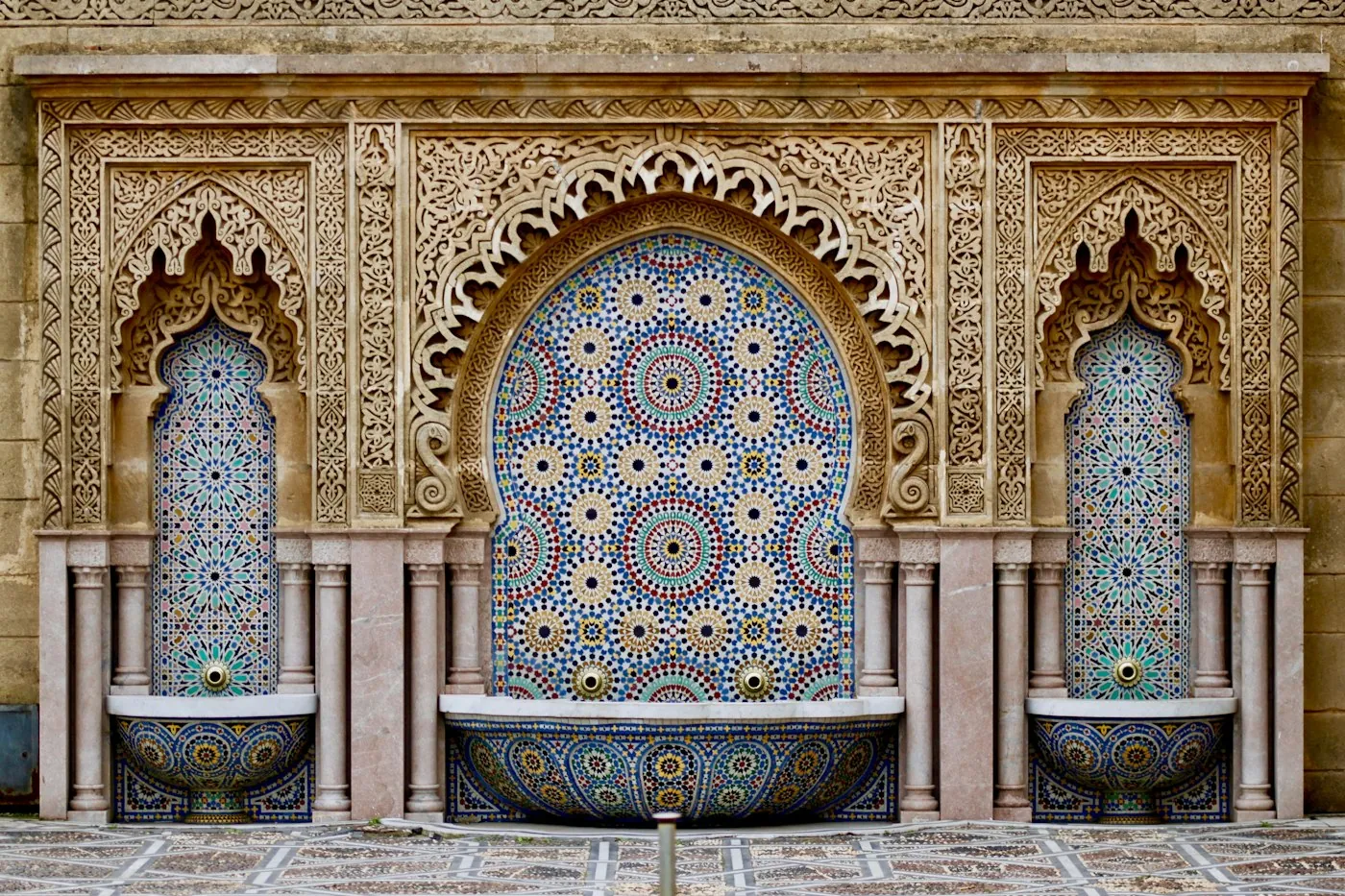 Artisanat de la mosquée Hassan II